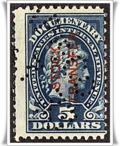 ♦SC#RD16 $5.00 Stock Transfer (Used)