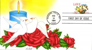 #2815 Love - Dove Glad FDC