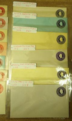 1-1/2c 1c 2c 3c 5c Imprinted USA Stamp Envelopes 25qty