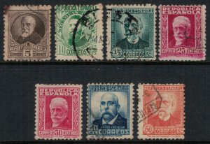 Spain #516-23 CV $14.05