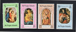 VIRGIN ISLANDS #262-265  1973  CHRISTMAS        MINT VF NH O.G