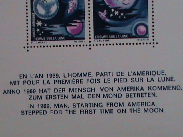 DAHOMEY-1969- MEN FIRST STEPPED ON THE MOON-U.S.A - MNH S/S VERY FINE