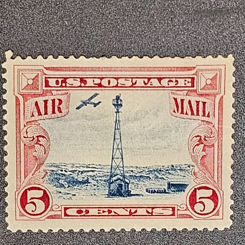 C11 1928 5cent Airmail Sup OG-NH spectacular MINT stamp