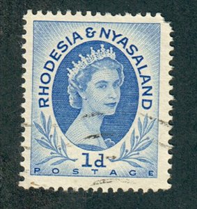 Rhodesia and Nyasaland #142 used single