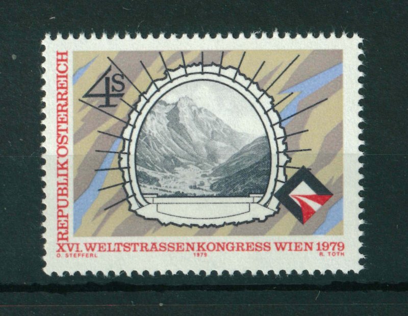 Austria 1979 16th World Road Congress stamp. MNH. Sg 1849