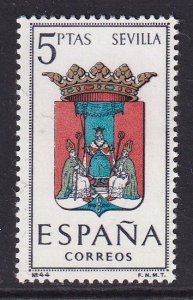 Spain   #1088  MNH  1965  Provincial Arms  5p  Sevilla