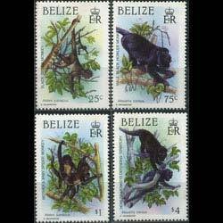 BELIZE 1987 - Scott# 868-71 Monkeys Set of 4 NH