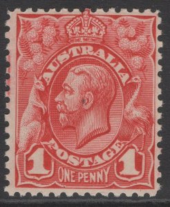 AUSTRALIA SG17 1913 1d RED MTD MINT