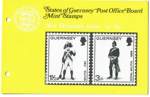 GUERNSEY 1965 2nd DEFINITIVE ISSUE IN 3 PRESENTATION PACKS