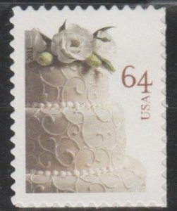 4521, Single, wedding Cake, MNH. .64cent