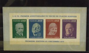 9763   Gabon   MNH # C104   Souvenir Sheet (Imperf)         CV$ 25.00