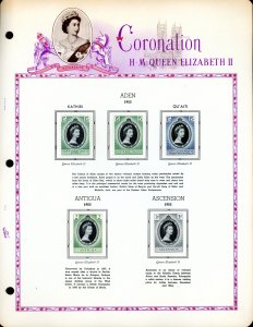 1953 Queen Elizabeth II Coronation British Commonwealth Common Design Series
