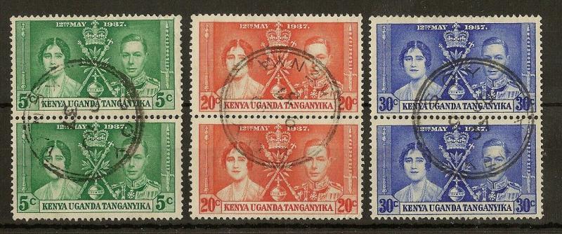 KUT 1937 Coronation Pairs Fine Used