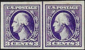 535 Mint,OG,HR... Line Pair... SCV $22.50