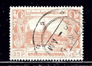 Burma 146 Used 1954 issue    (ap2140)