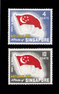 Singapore Scott #49-50 MNH