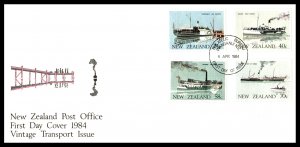 New Zealand 795-798 Ships U/A FDC