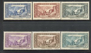 Andorra,  French lot Mint Hinge   8