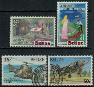 Belize #999,1001-4  CV $3.60