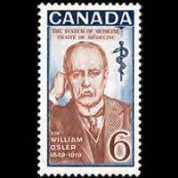 CANADA 1969 - Scott# 495 Physician Osler Set of 1 NH