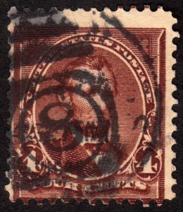 1898, US 4c, Lincoln, Used, Sc 280