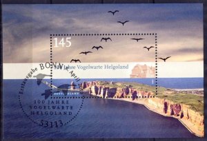 Germany 2010 Landscape Birds Helgoland Mi. Bl.77 Used CTO