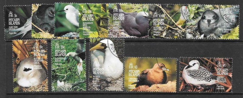 PITCAIRN ISLANDS SG462/73 1995 BIRDS FINE USED