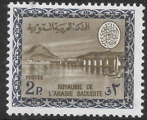 SAUDI ARABIA SG779 1968 2p OLIVE-BROWN & CHALKY-BLUE MTD MINT (p)