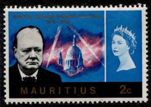 Mauritius #295 Churchill Issue MLH CV$0.25