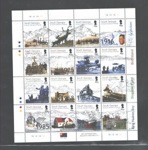 SOUTH GEORGIA 2004 #296 MNH SETELLMENT HISTORY