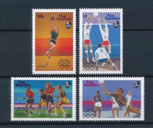 [60890] Gambia 1987 Olympic games Seoul Basketball Volleyball Handball MNH