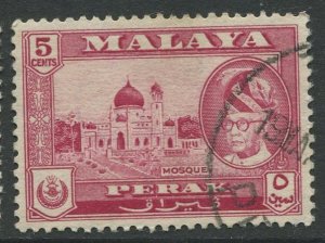 STAMP STATION PERTH Perak #130 Sultan Yussuf Izuddin Shah Used 1957-61