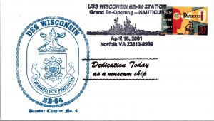 4.16.2001 - Grand Re-Opening Nauticus - USS Wisconsin - F39504