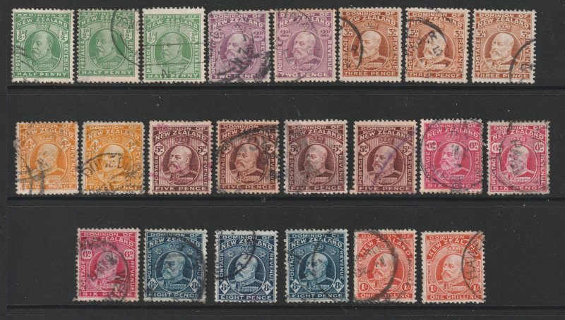 New Zealand a selection of unsorted used Edwards