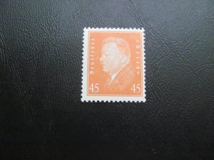 GERMANY 1928 MNH SC 419 PRESIDENTS SINGLE VF 90 EUROS  (115)