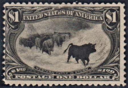 US 292 Early Commemoratives Mint Hinged Fine - 3 Large Margins