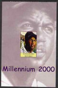 SOMALILAND - 2001 - Baseball, Robinson - Imperf Min Sheet - M N H -Private Issue