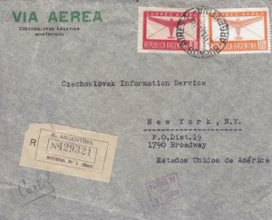 1945, Buenos Aires, Argentina to Czechoslovakia, See Remark (38223)