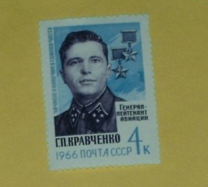 Russia - 3168, MNH - Lt. Gen. Kravchenko. SCV - $0.40