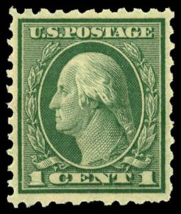 US Sc 543 VF/MH -1921 1¢ Washington Perf 10 - Rotary Press