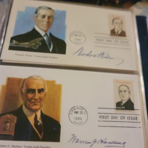 USA The Presidents of the US first day issue complete set with binder