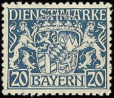 Bavaria - #O14 - Unused - SCV-0.25