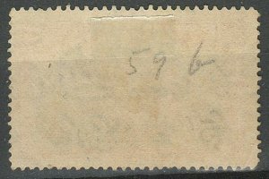 Nigeria 1938-51 KGVI 5/- Black & Orange Perf.14 ☀ Used