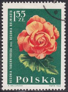 Poland 1287 Begonia 1964