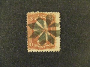 US #88a used lake red fancy cancel a22.8 5525