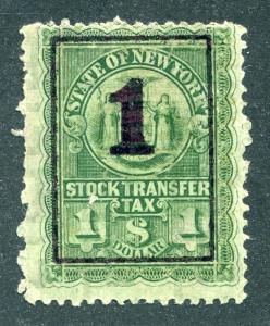 NY ST58 -$1 - MNH - New York Stock Transfer