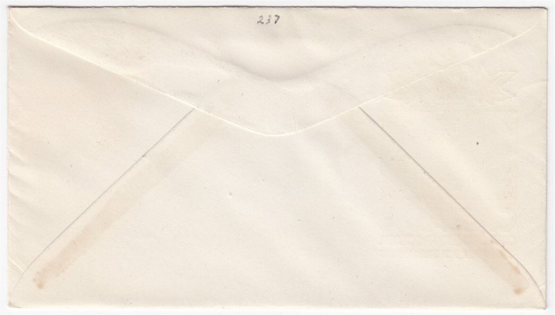 CANADA #237 FIRST DAY COVER CORONATION COVER