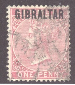 Gibraltar, Scott #2, Used