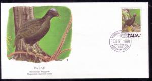 Palau FDC SC# 206 Micronesian Megapode L263