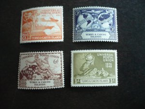 Stamps - Turks & Caicos - Scott# 101-104 - Mint Never Hinged Set of 4 Stamps